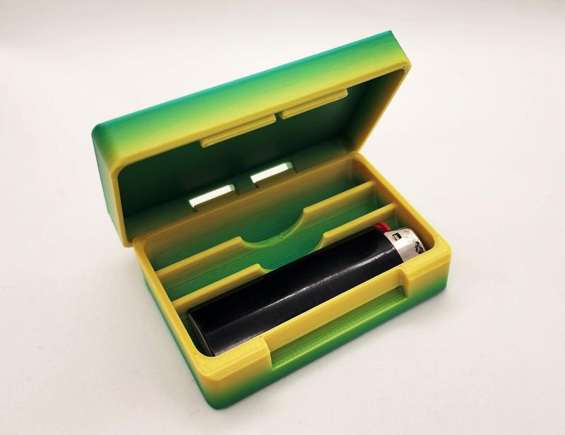 Bic + 2 Smokes Case - Print in Place