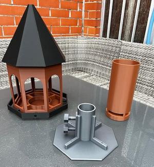 bird feeder house.. castle style