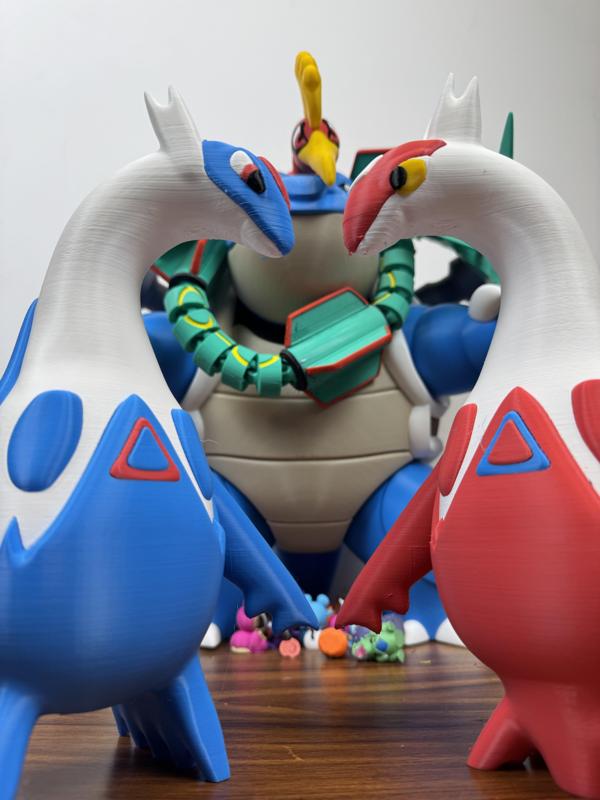 Latias pokemon (Heart shaped, 3mf included)