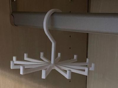 Tie Hanger-Belt Hanger- Scarf Hanger- Rotatable