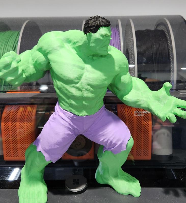 Hulk multi part statue