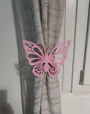 Butterfly-Shaped Decorative Curtain Tieback