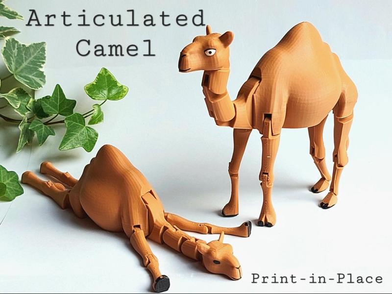 Articulated Camel (Print-in-Place)
