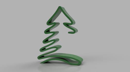Modern christmas tree
