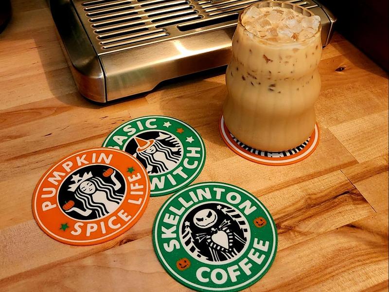 Halloween Coffee Coasters