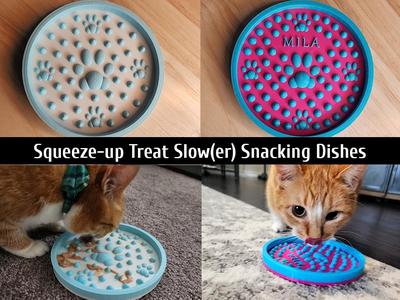 Squeeze-up Treat Slow(er) Snacking Dishes (NO AMS)
