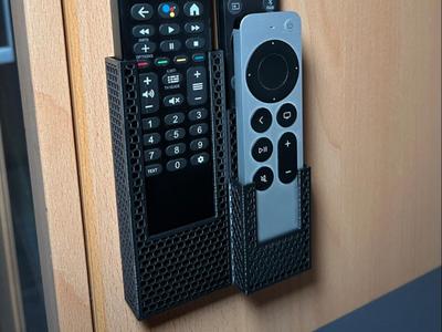 Remote control wall holder