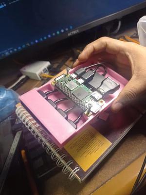 Case raspberry pi zero 2 w con hub y adaptador hdmi   