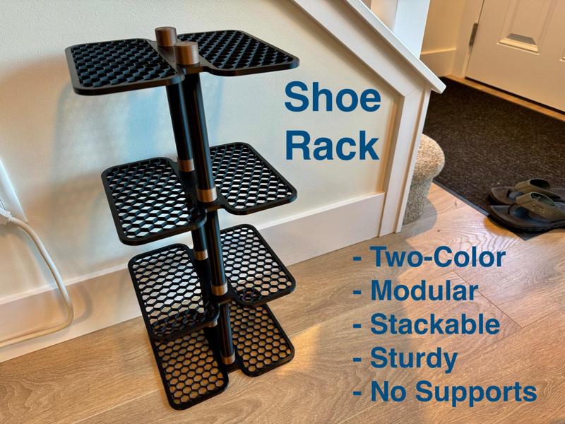 Stackable Shoe Rack - Dual Color