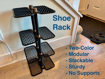 Stackable Shoe Rack - Dual Color