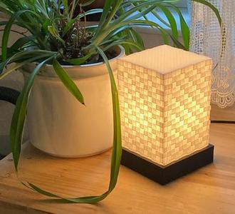 Japanese Block Lamp (USB Led, Battery, and/or E14)