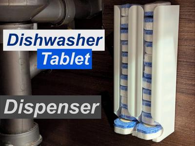 Dishwasher tablet dispenser