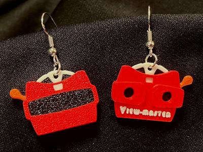 View-Master Replica Retro Earrings