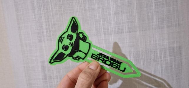 STAR WARS GROGU THE MANDALORIAN  bookmark starwars