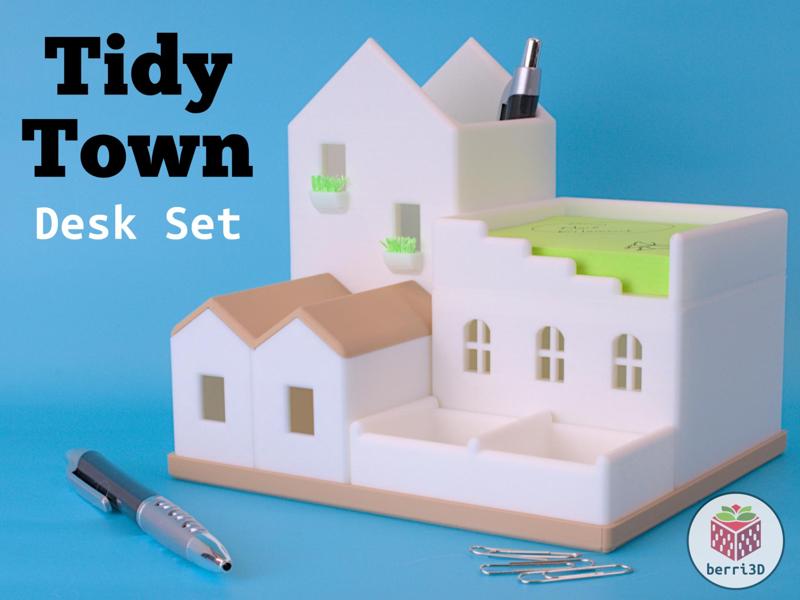 Tidy Town Desk Organizer