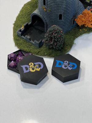 Multi Color D&D Dice Case