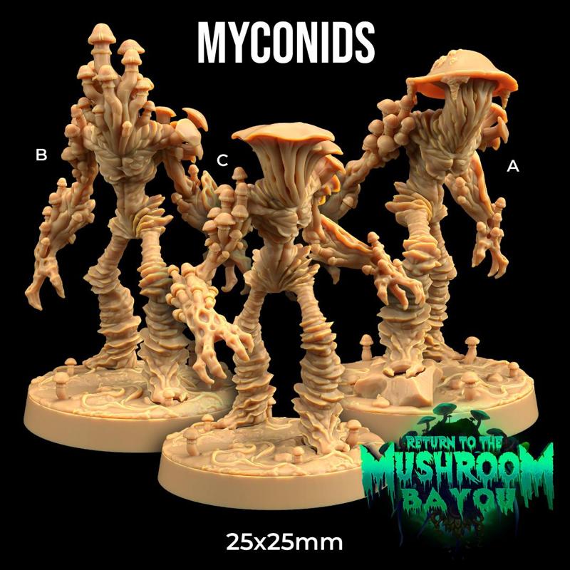 Myconids | PRESUPPORTED | Return To The Mushroom Bayou