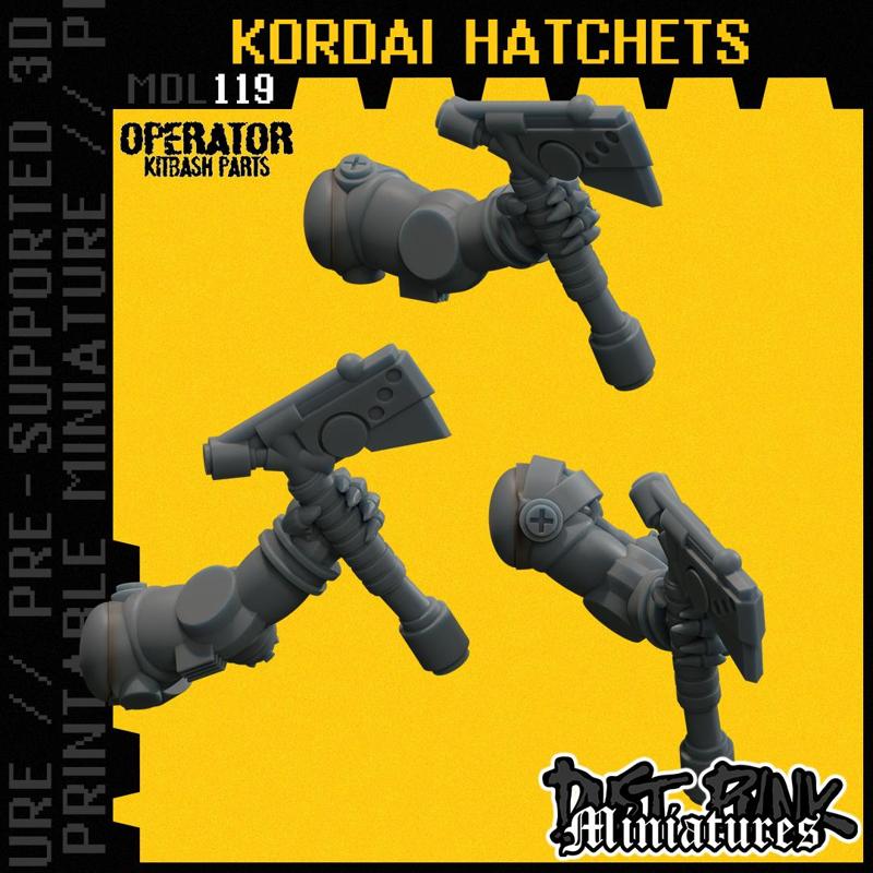 MDL119 KORDAI HATCHETS [PRE-SUPPORTED]