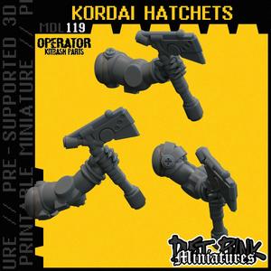MDL119 KORDAI HATCHETS [PRE-SUPPORTED]