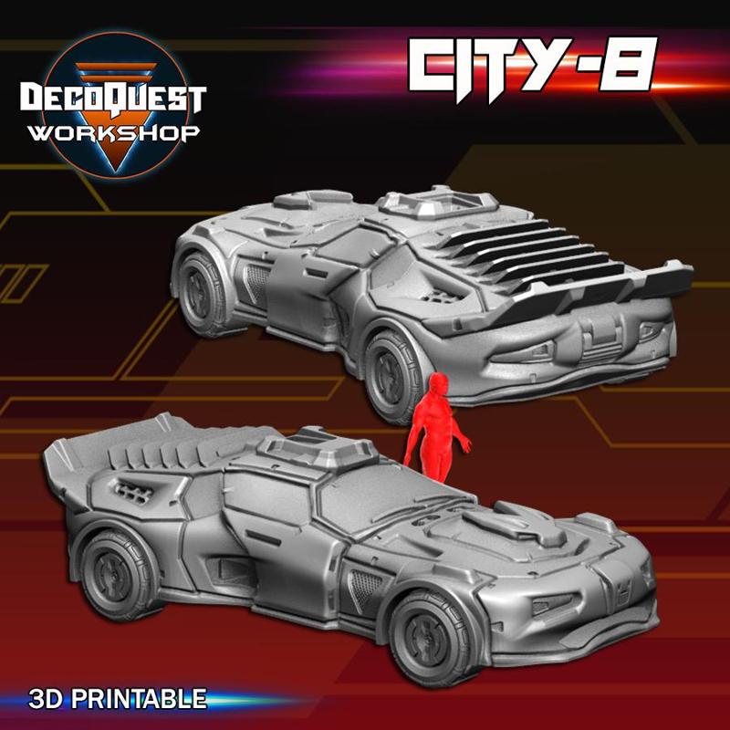 Cyberpunk nomad car