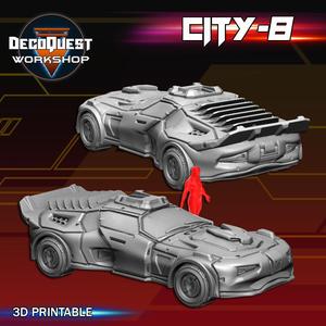Cyberpunk nomad car