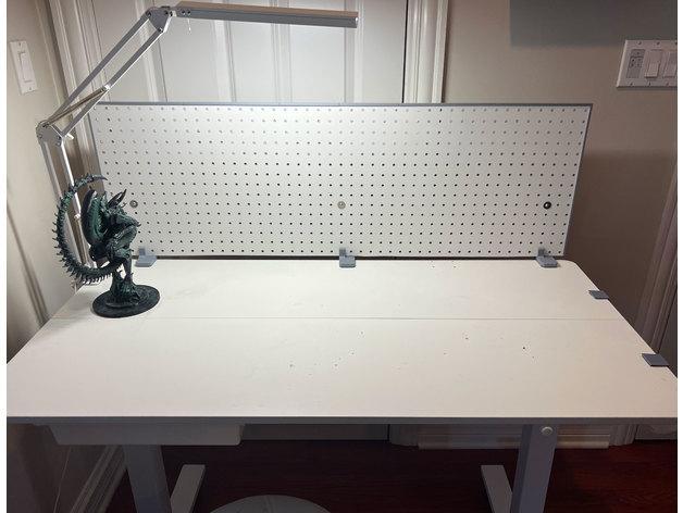 Pegboard table or desk mount