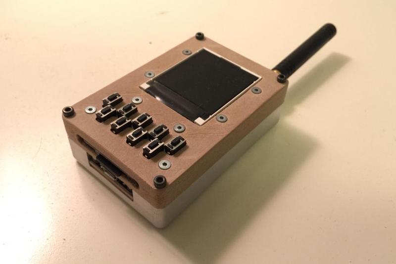 Handheld RF Data Logger and Controller with SD Card Expansion
