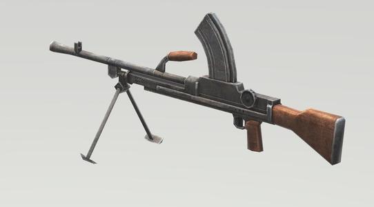 BREN Light Machine Gun WWII