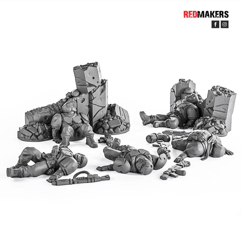 Alpha troops - Slain soldiers