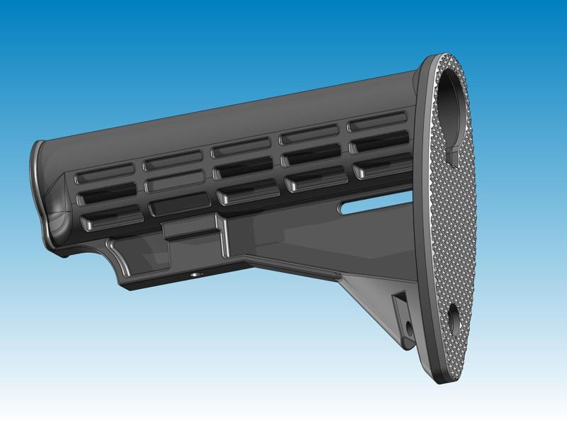 Adjustable AR15 Stock