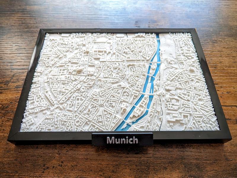 Munich Germany 3D Miniature