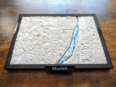 Munich Germany 3D Miniature
