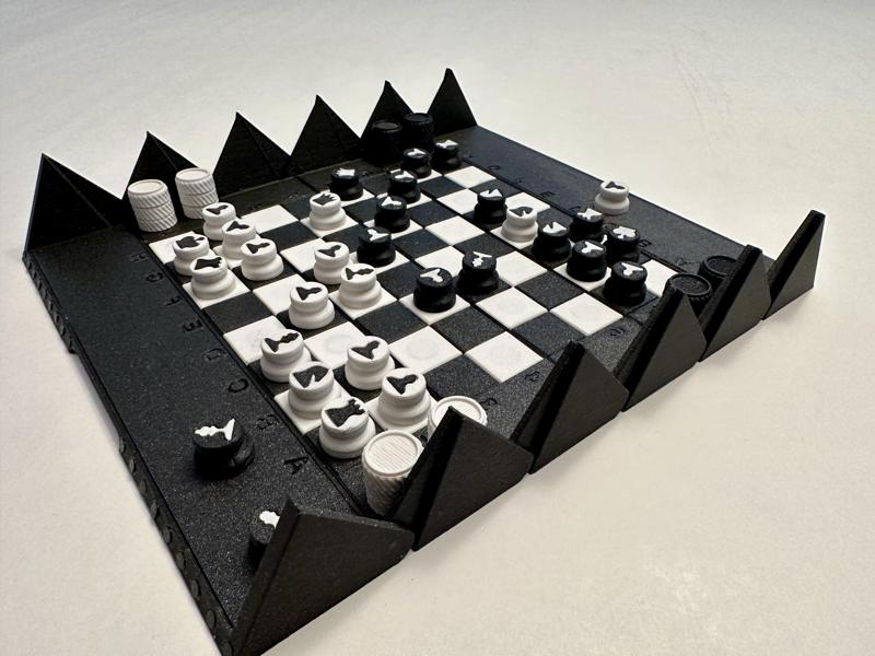 Roll-up Chess/Checker - magnetic