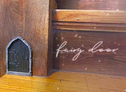 Fairy Door With Hinges and Bolts