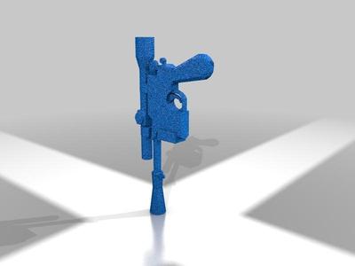 Han Solo's Blaster (split Into parts)