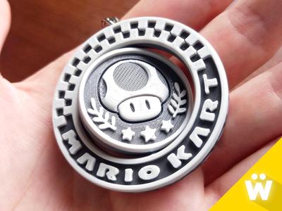 Mario Kart Spinning Medal (Print in place, No AMS)