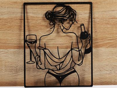 Woman wall decoration