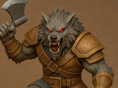 Savage Werewolf Warrior