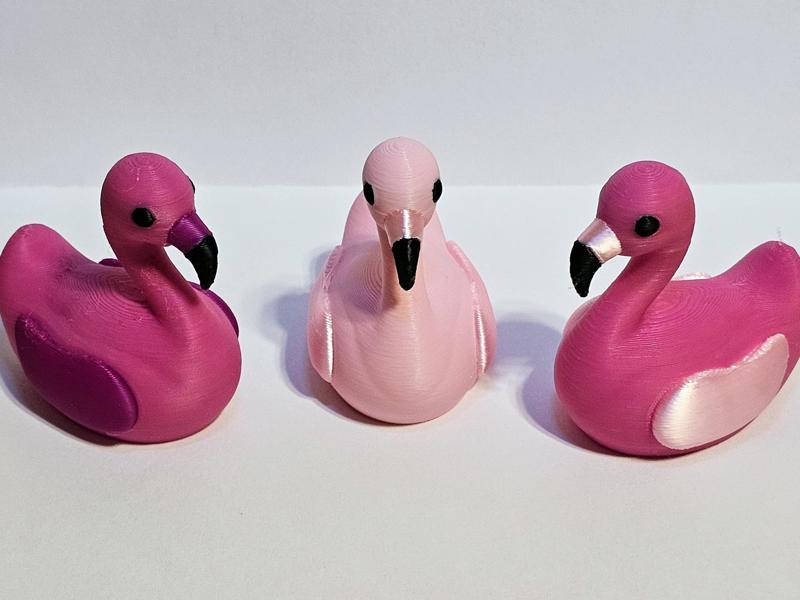 Fluck! It's a flamingo duck