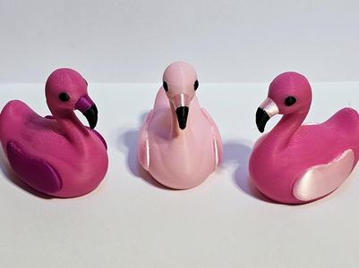 Fluck! It's a flamingo duck