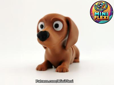 Mini Flexi Dachshund - No Support Articulated