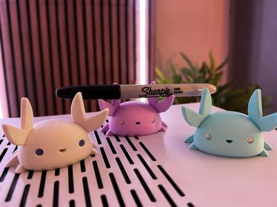 Cute Crab Pen Holder