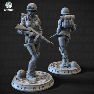 Soldier Girl 100mm and 32mm