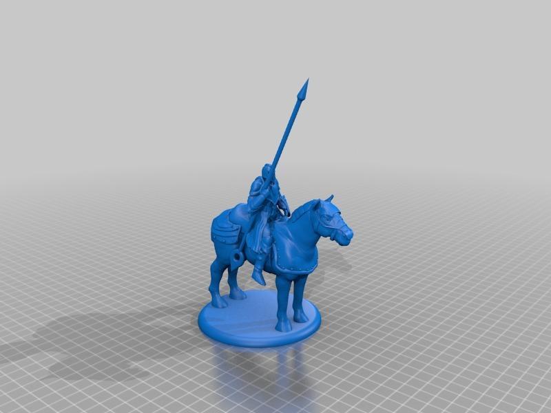 Mounted knight