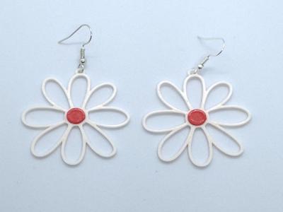 Daisy-shaped earrings