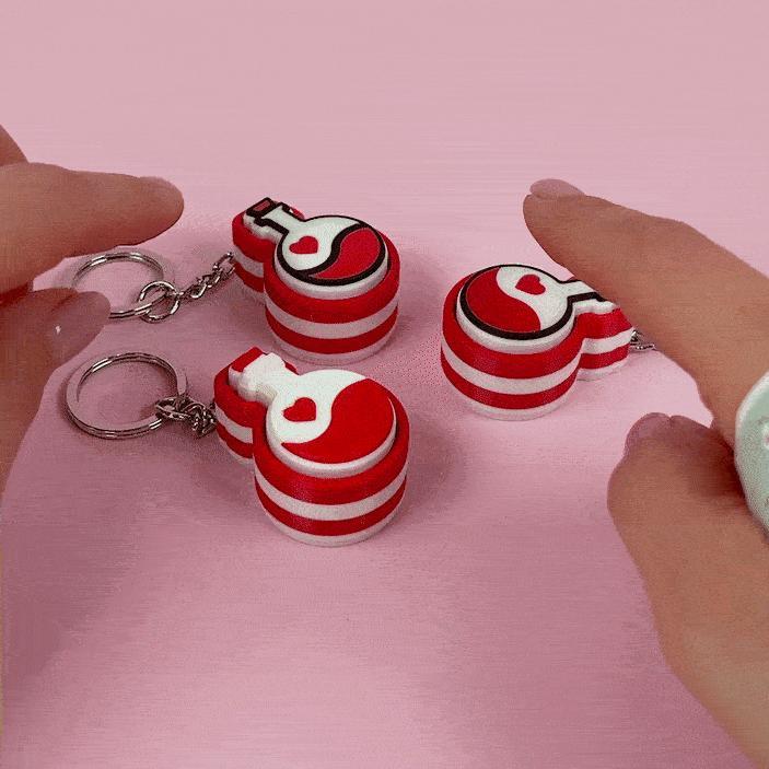 Love Potion Clickers ❤️✨, Clicky Keychain
