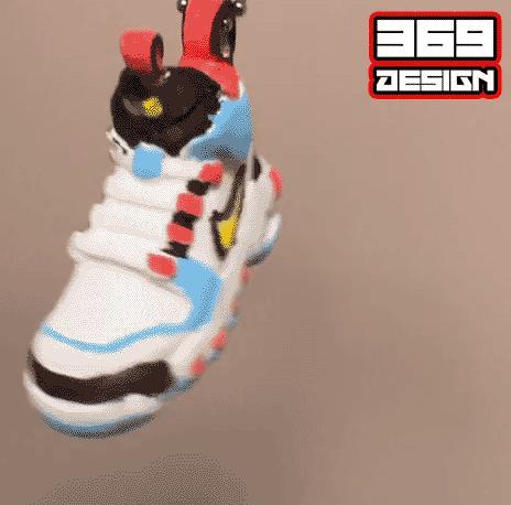 Nike Sneaker Keychain Model