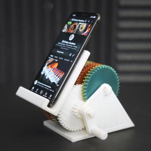 Gear Reduction Phone Stand