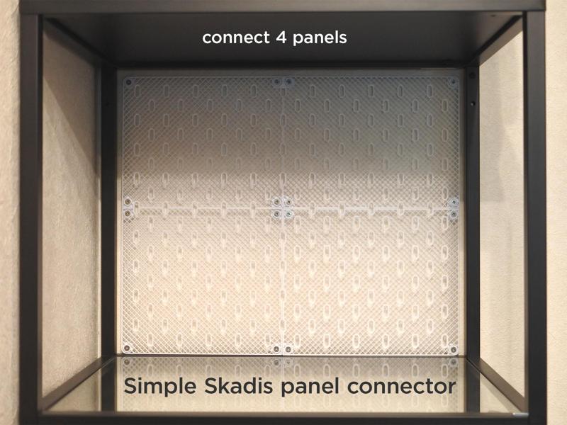 Simple Skadis panel connector