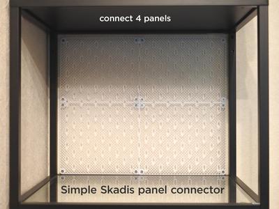 Simple Skadis panel connector